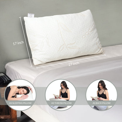 Bamboo Pillow With Shredded Memory Foam