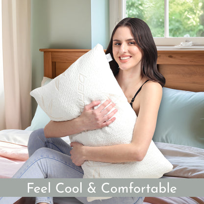 Bamboo Pillow With Shredded Memory Foam