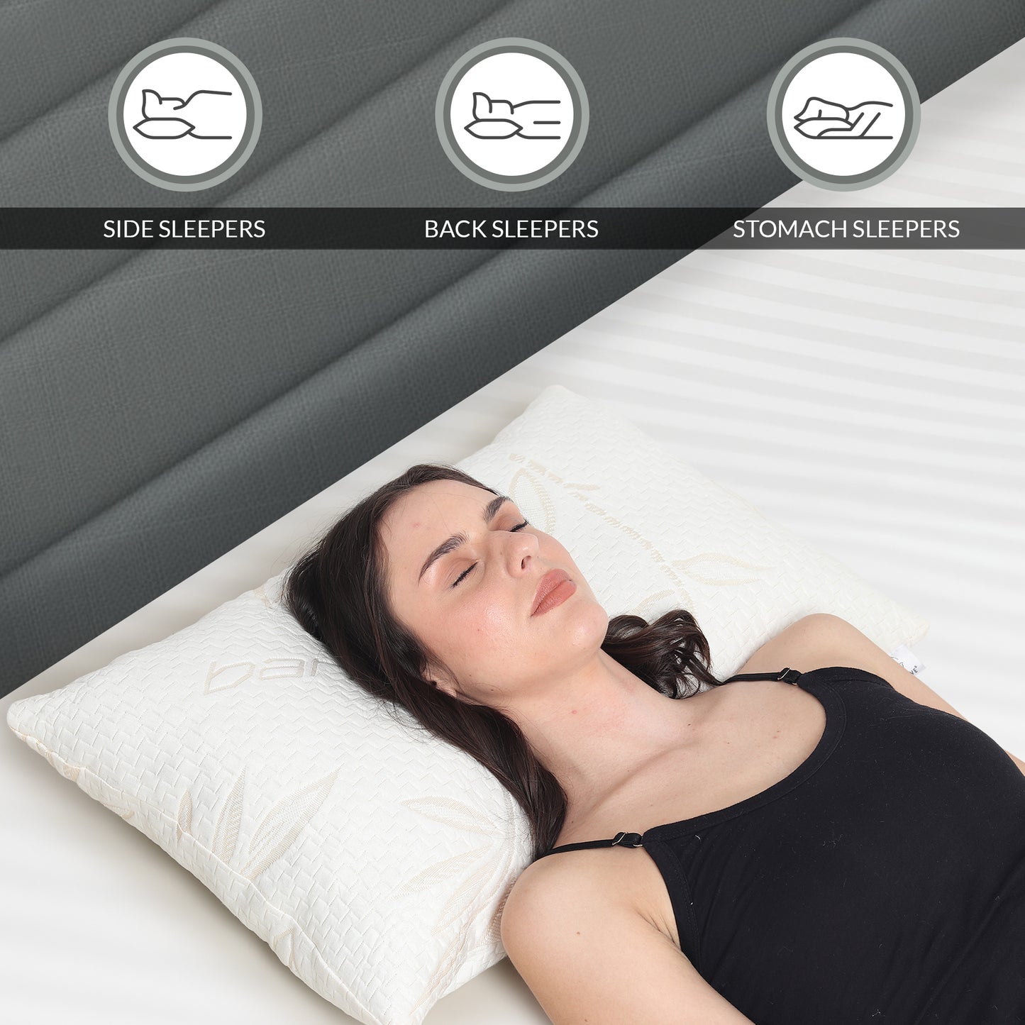 Bamboo Pillow With Shredded Memory Foam