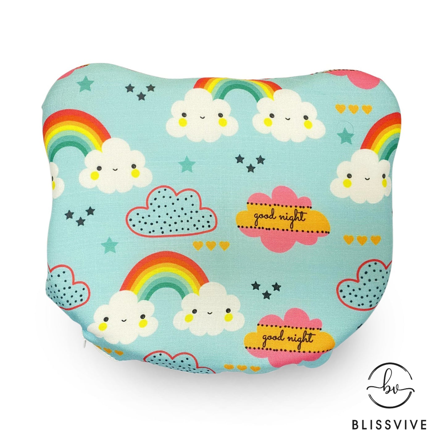 Kid's Rainbow Pillow with Memory Foam