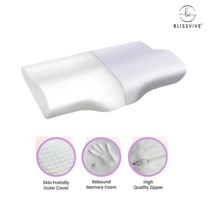 Orthopaedic Memory Foam Cervical Pillow for Neck Pain Relief